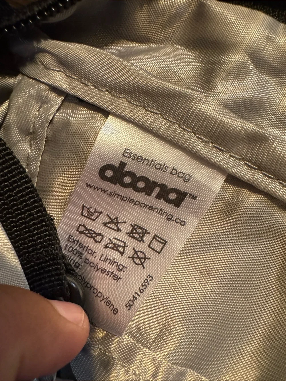 Doona Quilted Black Essentials Bag READ DESCRIPTION